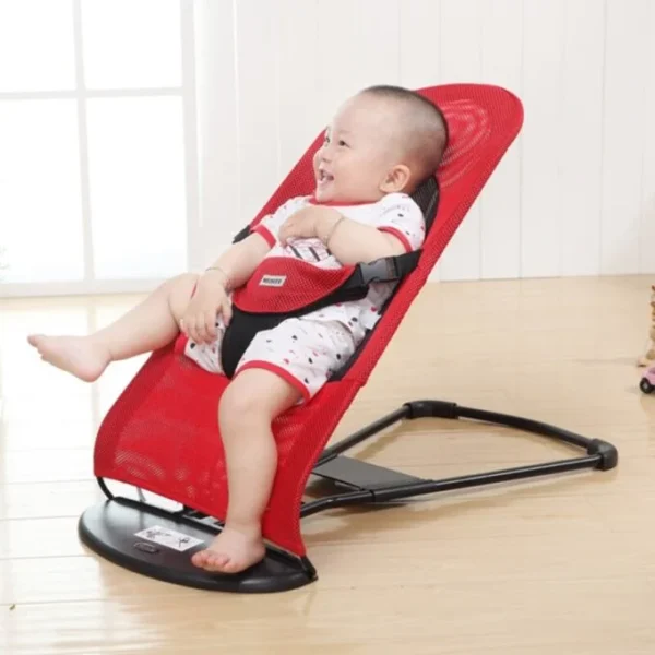 Silla Mecedora Bebe Funda Relajante + Vajilla Silicona Para Bebe