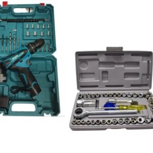 Taladro 12v + Caja De Herramienta 40 Pcs